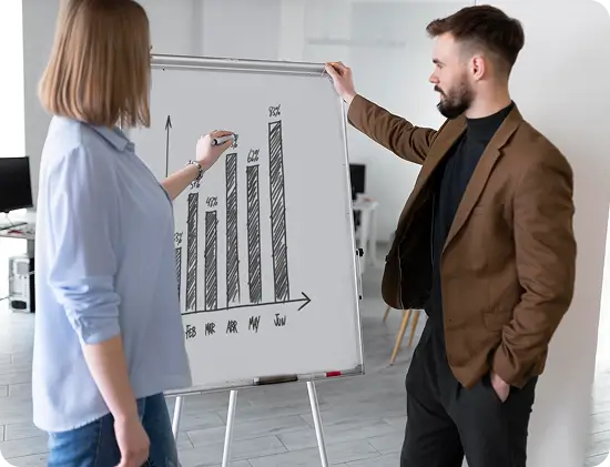young business people working